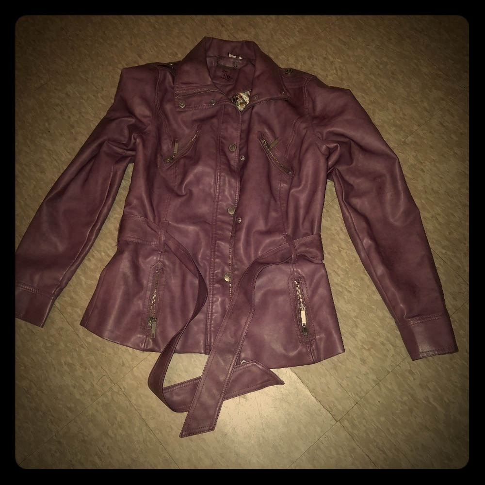 Faux Leather Jacket